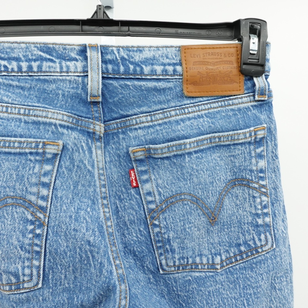 Levis Premium Denim Jeans SZ 26 Wedgie Straight Classic Clean Girl Soft Girl - Picture 5 of 13